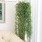 46" Hanging Sprengeri Ivy Vine Bush with Lifelike Real Touch Green Fronds | UV Resistant | Indoor/Outdoor Use | Faux Greenery | Patio & Garden | Home & Office Decor, Floral Home by Artificial Flowers